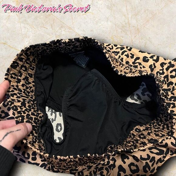 PINK Victoria’s Secret Leopard Print Active Shorts – Size XS - Picture 6 of 7